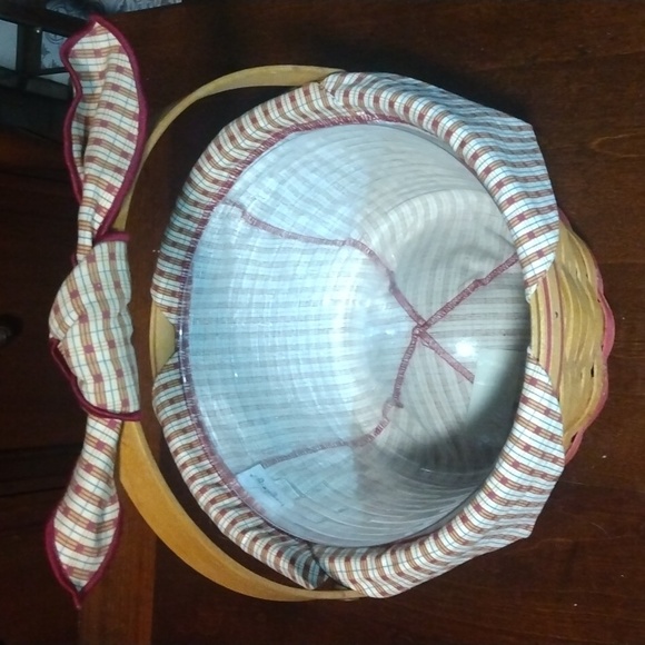 Vintage 1999 Longaberger Homestead Basket 10" Diameter - Picture 2 of 7
